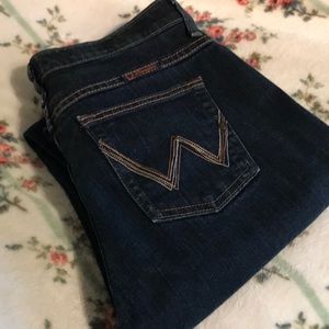 Women’s wide-cuff Wrangler jeans